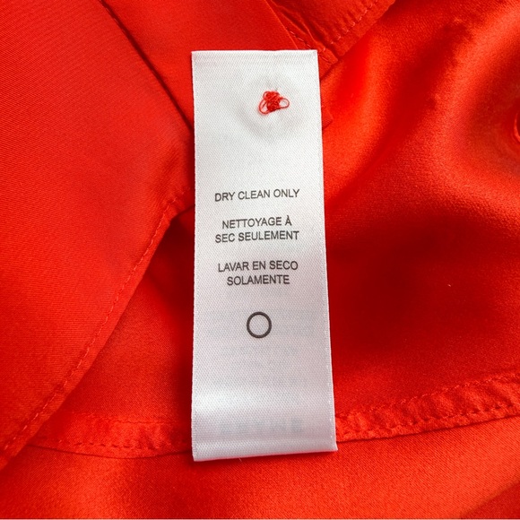 FRAME • Gillian Blouse in Red Orange - Picture 14 of 16